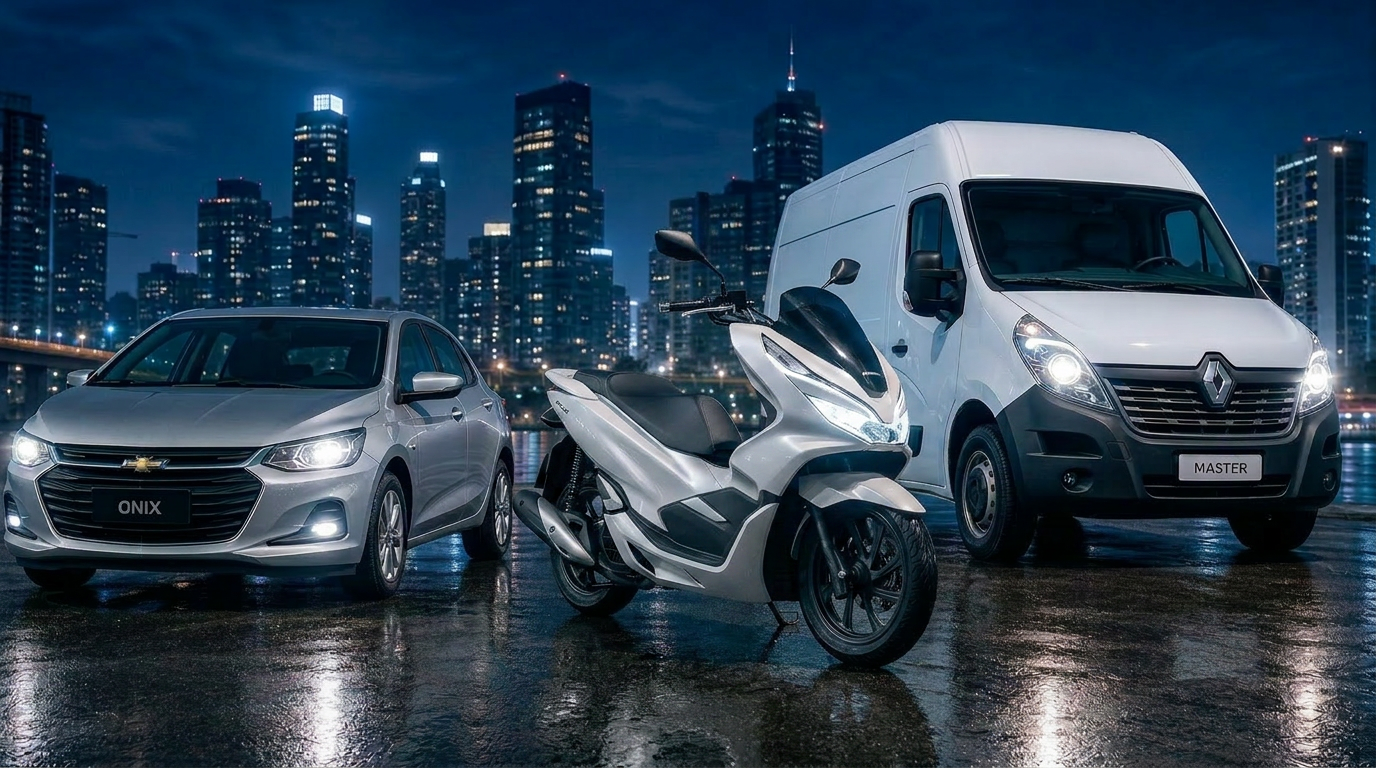 Carro popular protegido pela Guardian Car